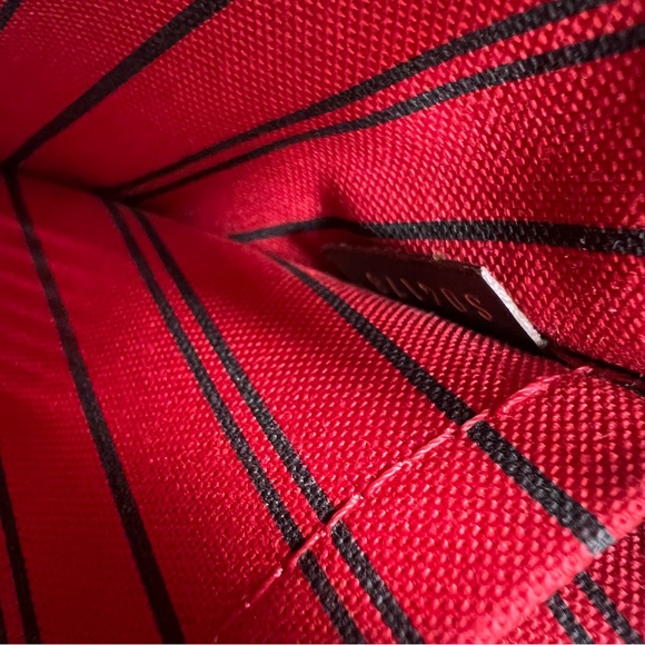 Louis Vuitton Damier Ebene Neverfull Pouch, Women's Brown Wristlet Clutch Wallet - Picture 4 of 7